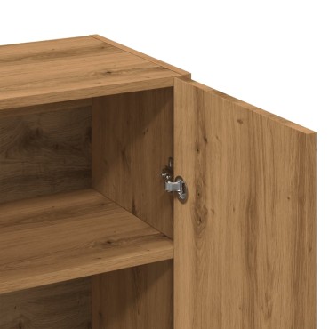 vidaXL Μπουφές Αρτισιανή Δρυς 70x34x90cm από Επεξεργασμένο Ξύλο 1 τεμ.