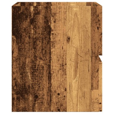 vidaXL Ντουλάπι Μπάνιου Παλαιό Ξύλο 60x38,5x45cm Επεξεργασμένο Ξύλο