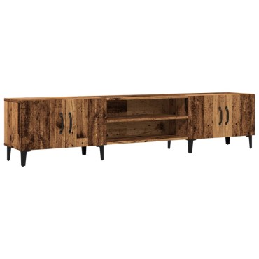 vidaXL Έπιπλο Τηλεόρασης Όψη Παλαιού Ξύλου 180x31,5x40cm Επεξ. Ξύλο