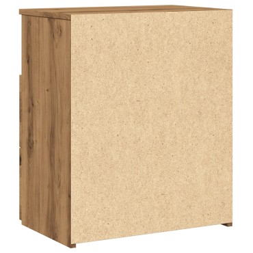 vidaXL Κομοδίνο Αρτισιανή Δρυς 50x32x60cm από Επεξεργασμένο Ξύλο 1 τεμ.