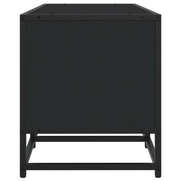 vidaXL Έπιπλο Τηλεόρασης Μαύρο 180x35x41cm Επεξεργασμένο Ξύλο