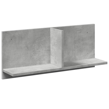 vidaXL Ντουλάπι Τοίχου Γκρι Σκυρ. 70x16,5x30cm από Επεξεργασμένο Ξύλο 1 τεμ.