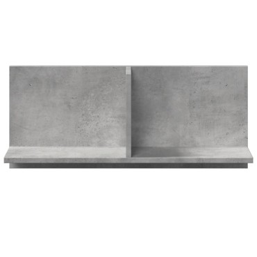 vidaXL Ντουλάπι Τοίχου Γκρι Σκυρ. 70x16,5x30cm από Επεξεργασμένο Ξύλο 1 τεμ.