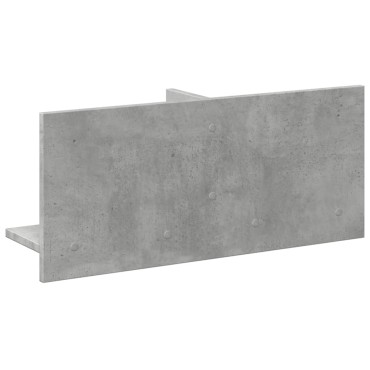 vidaXL Ντουλάπι Τοίχου Γκρι Σκυρ. 70x16,5x30cm από Επεξεργασμένο Ξύλο 1 τεμ.