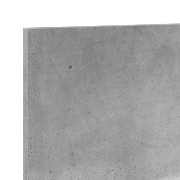 vidaXL Ντουλάπι Τοίχου Γκρι Σκυρ. 70x16,5x30cm από Επεξεργασμένο Ξύλο 1 τεμ.