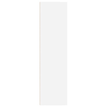 vidaXL Βιβλιοθήκη Λευκή 40x30x114cm από Επεξεργασμένο Ξύλο 1 τεμ.