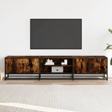vidaXL Έπιπλο Τηλεόρασης Καπνιστή Δρυς 180x35x41cm Επεξ. Ξύλο