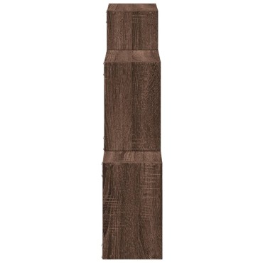 vidaXL Ντουλάπι Τοίχου Καφέ Δρυς 78x18x71cm από Επεξεργασμένο Ξύλο 1 τεμ.