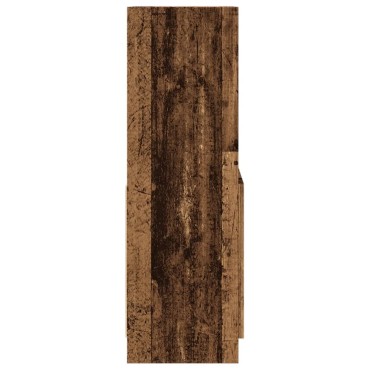 vidaXL Ντουλάπι Όψη Παλαιού Ξύλου 63x33x100cm Επεξεργασμένο Ξύλο 1 τεμ.