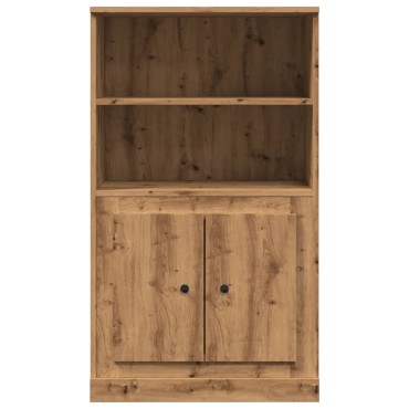 vidaXL Ντουλάπι Αρτισιανή Δρυς 60x35,5x103,5cm από Επεξεργασμένο Ξύλο 1 τεμ.