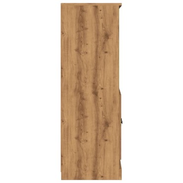 vidaXL Ντουλάπι Αρτισιανή Δρυς 60x35,5x103,5cm από Επεξεργασμένο Ξύλο 1 τεμ.
