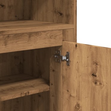 vidaXL Ντουλάπι Αρτισιανή Δρυς 60x35,5x103,5cm από Επεξεργασμένο Ξύλο 1 τεμ.