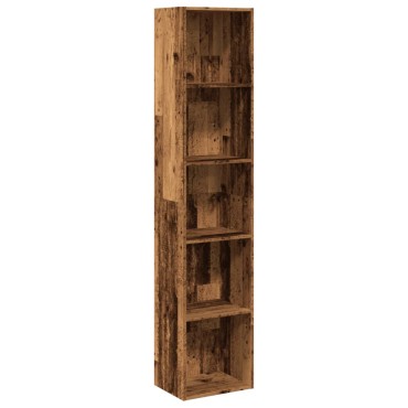 vidaXL Βιβλιοθήκη Όψη Παλαιού Ξύλου 40x30x189cm Επεξεργασμένο Ξύλο 1 τεμ.