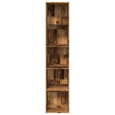 vidaXL Βιβλιοθήκη Όψη Παλαιού Ξύλου 40x30x189cm Επεξεργασμένο Ξύλο 1 τεμ.