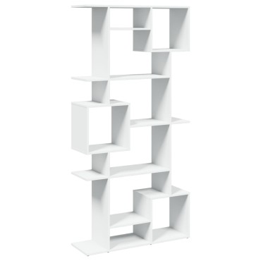 vidaXL Βιβλιοθήκη Λευκή 92x29x188cm από Επεξεργασμένο Ξύλο 1 τεμ.