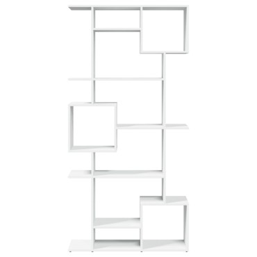 vidaXL Βιβλιοθήκη Λευκή 92x29x188cm από Επεξεργασμένο Ξύλο 1 τεμ.