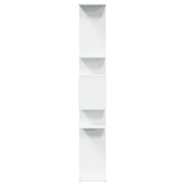 vidaXL Βιβλιοθήκη Λευκή 92x29x188cm από Επεξεργασμένο Ξύλο 1 τεμ.