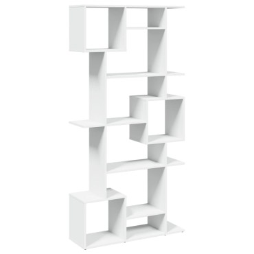 vidaXL Βιβλιοθήκη Λευκή 92x29x188cm από Επεξεργασμένο Ξύλο 1 τεμ.