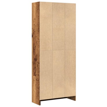 vidaXL Βιβλιοθήκη Όψη Παλαιού Ξύλου 60x24x143cm Επεξεργασμένο Ξύλο 1 τεμ.