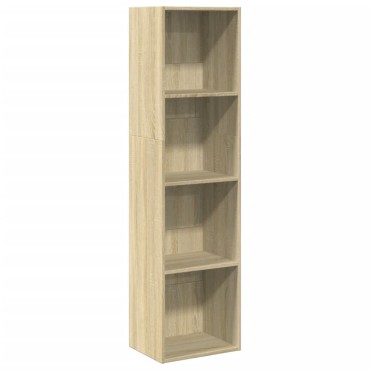 vidaXL Βιβλιοθήκη Sonoma Δρυς 40x30x152cm από Επεξεργασμένο Ξύλο 1 τεμ.