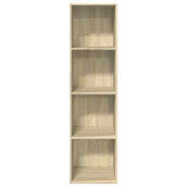 vidaXL Βιβλιοθήκη Sonoma Δρυς 40x30x152cm από Επεξεργασμένο Ξύλο 1 τεμ.