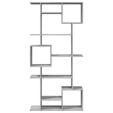 vidaXL Βιβλιοθήκη Γκρι Sonoma 92x29x188cm από Επεξεργασμένο Ξύλο 1 τεμ.
