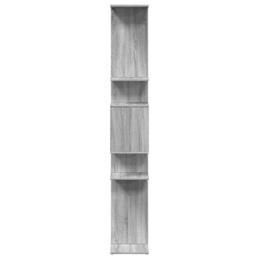 vidaXL Βιβλιοθήκη Γκρι Sonoma 92x29x188cm από Επεξεργασμένο Ξύλο 1 τεμ.