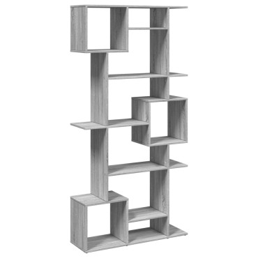 vidaXL Βιβλιοθήκη Γκρι Sonoma 92x29x188cm από Επεξεργασμένο Ξύλο 1 τεμ.