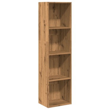 vidaXL Βιβλιοθήκη Αρτισιανή Δρυς 40x30x152cm από Επεξεργασμένο Ξύλο 1 τεμ.