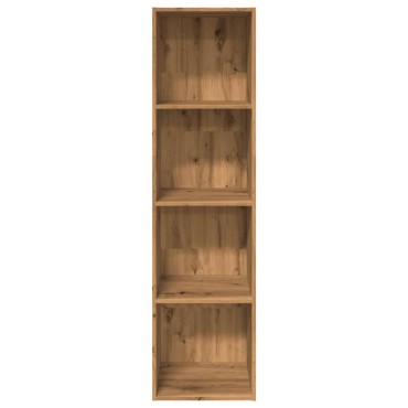 vidaXL Βιβλιοθήκη Αρτισιανή Δρυς 40x30x152cm από Επεξεργασμένο Ξύλο 1 τεμ.