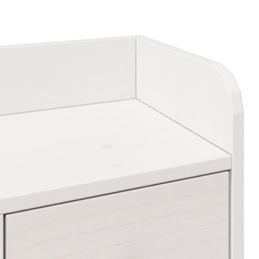 vidaXL Κρεβάτι Βιβλιοθήκη Χωρίς Στρώμα 180x200 εκ Μασίφ Ξύλο Πεύκου