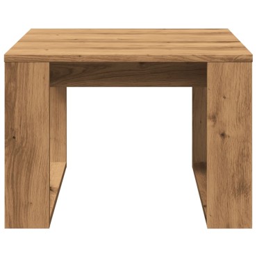vidaXL Βοηθητικό Τραπέζι Artisan Δρυς 50x50x35cm Επεξ. Ξύλο
