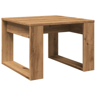 vidaXL Βοηθητικό Τραπέζι Artisan Δρυς 50x50x35cm Επεξ. Ξύλο