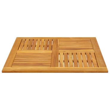 vidaXL Επιφάνεια Τραπεζιού Τετράγωνη 90x90x2,2cm Μασίφ Ξύλο Ακακίας 1 τεμ.