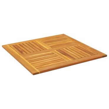 vidaXL Επιφάνεια Τραπεζιού Τετράγωνη 90x90x2,2cm Μασίφ Ξύλο Ακακίας 1 τεμ.