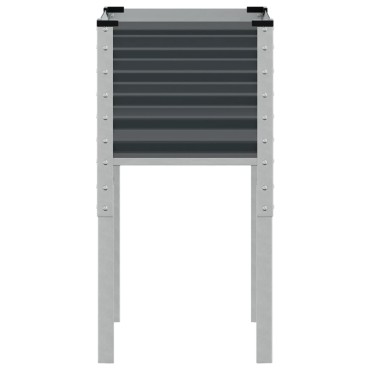 vidaXL Ζαρντινιέρα Κήπου Ανθρακί 45x45x88 εκ. από Ατσάλι
