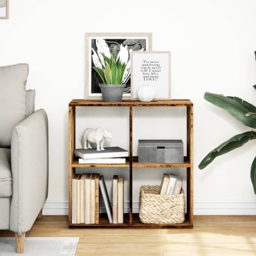 vidaXL Βιβλιοθήκη/Διαχωριστικό Χώρου 69,5x29x69,5cm Επεξ. Ξύλο 1 τεμ.