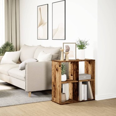 vidaXL Βιβλιοθήκη/Διαχωριστικό Χώρου 69,5x29x69,5cm Επεξ. Ξύλο 1 τεμ.