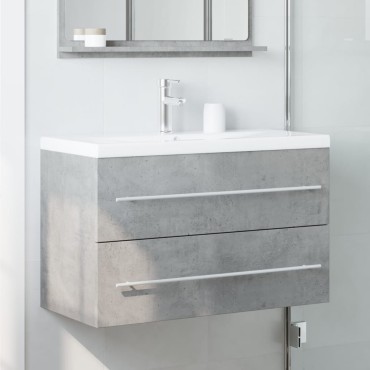 vidaXL Ντουλάπι Νιπτήρα Αρτισιανή Δρυς 80x38,5x48cm Επεξεργασμένο Ξύλο 1 τεμ.
