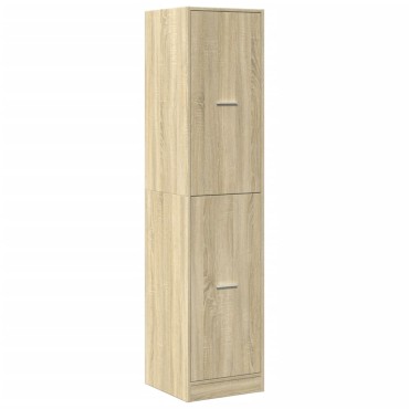 vidaXL Συρταριέρα Γενικής Χρήσης Sonoma Δρυς 30x41x174,5cm Επεξ. Ξύλο 1 τεμ.