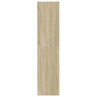 vidaXL Συρταριέρα Γενικής Χρήσης Sonoma Δρυς 30x41x174,5cm Επεξ. Ξύλο 1 τεμ.