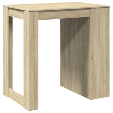 vidaXL Τραπέζι Μπαρ Sonoma Δρυς 102x70x103,5cm Επεξεργ. Ξύλο 1 τεμ.