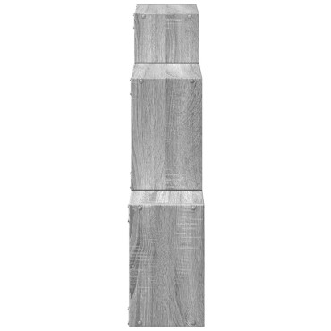 vidaXL Ντουλάπι Τοίχου Γκρι Sonoma 78x18x71cm Επεξεργασμένο Ξύλο 1 τεμ.