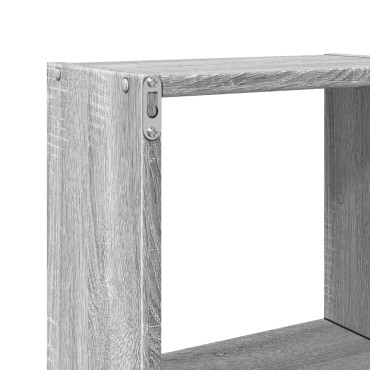 vidaXL Ντουλάπι Τοίχου Γκρι Sonoma 78x18x71cm Επεξεργασμένο Ξύλο 1 τεμ.