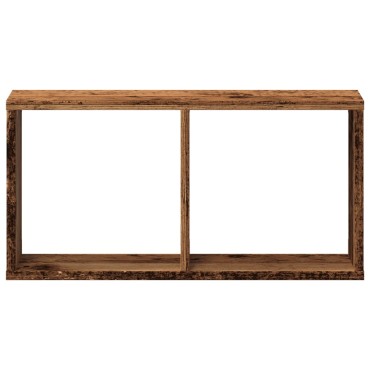 vidaXL Ντουλάπι Τοίχου Όψη Παλαιού Ξύλου 60x16x30cm Επεξ. Ξύλο 1 τεμ.