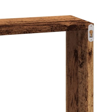 vidaXL Ντουλάπι Τοίχου Όψη Παλαιού Ξύλου 60x16x30cm Επεξ. Ξύλο 1 τεμ.