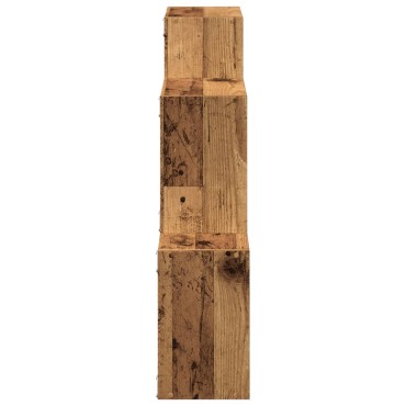 vidaXL Ντουλάπι Τοίχου Όψη Παλαιού Ξύλου 78x18x71cm Επεξ. Ξύλο 1 τεμ.