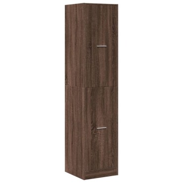 vidaXL Συρταριέρα Γενικής Χρήσης Καφέ Δρυς 40x41x174,5cm Επεξ. Ξύλο 1 τεμ.