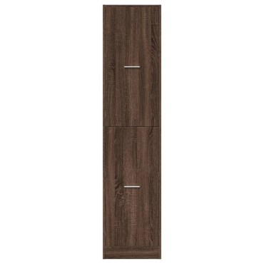 vidaXL Συρταριέρα Γενικής Χρήσης Καφέ Δρυς 40x41x174,5cm Επεξ. Ξύλο 1 τεμ.