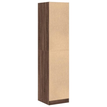 vidaXL Συρταριέρα Γενικής Χρήσης Καφέ Δρυς 40x41x174,5cm Επεξ. Ξύλο 1 τεμ.